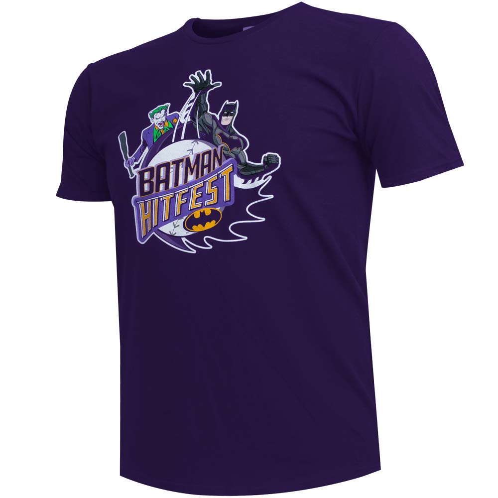 Batman & Joker Hitfest T-Shirt (Purple)