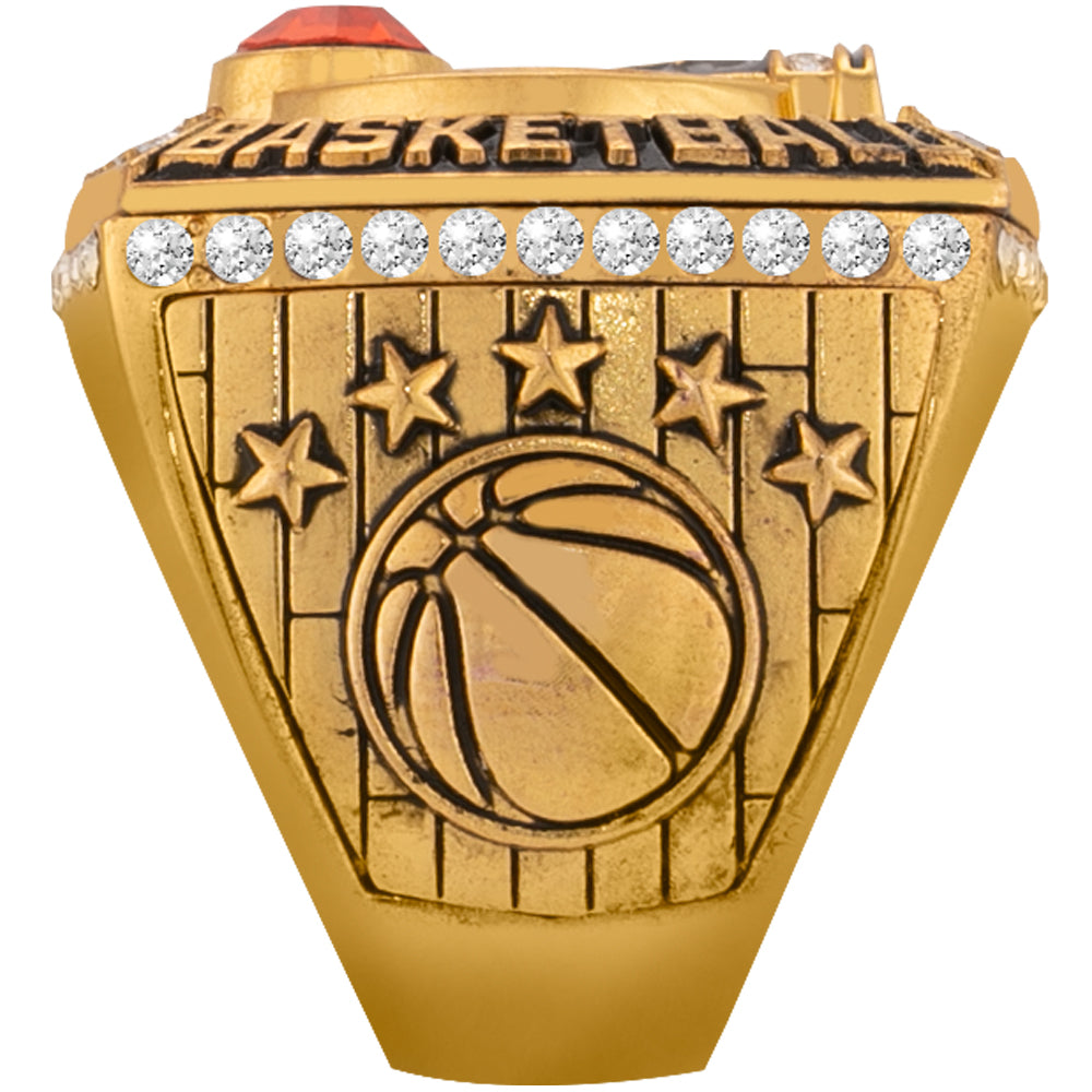 2021 Gen SB Basketball Ring Square, Velvet bag