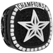 BLACK & WHITE STAR CHAMPION RING