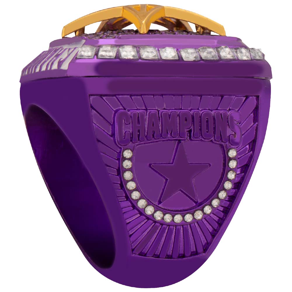 PURPLE STAR CHAMPION RING