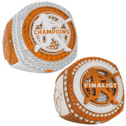 Fastpitch Burnt Orange & White Rings