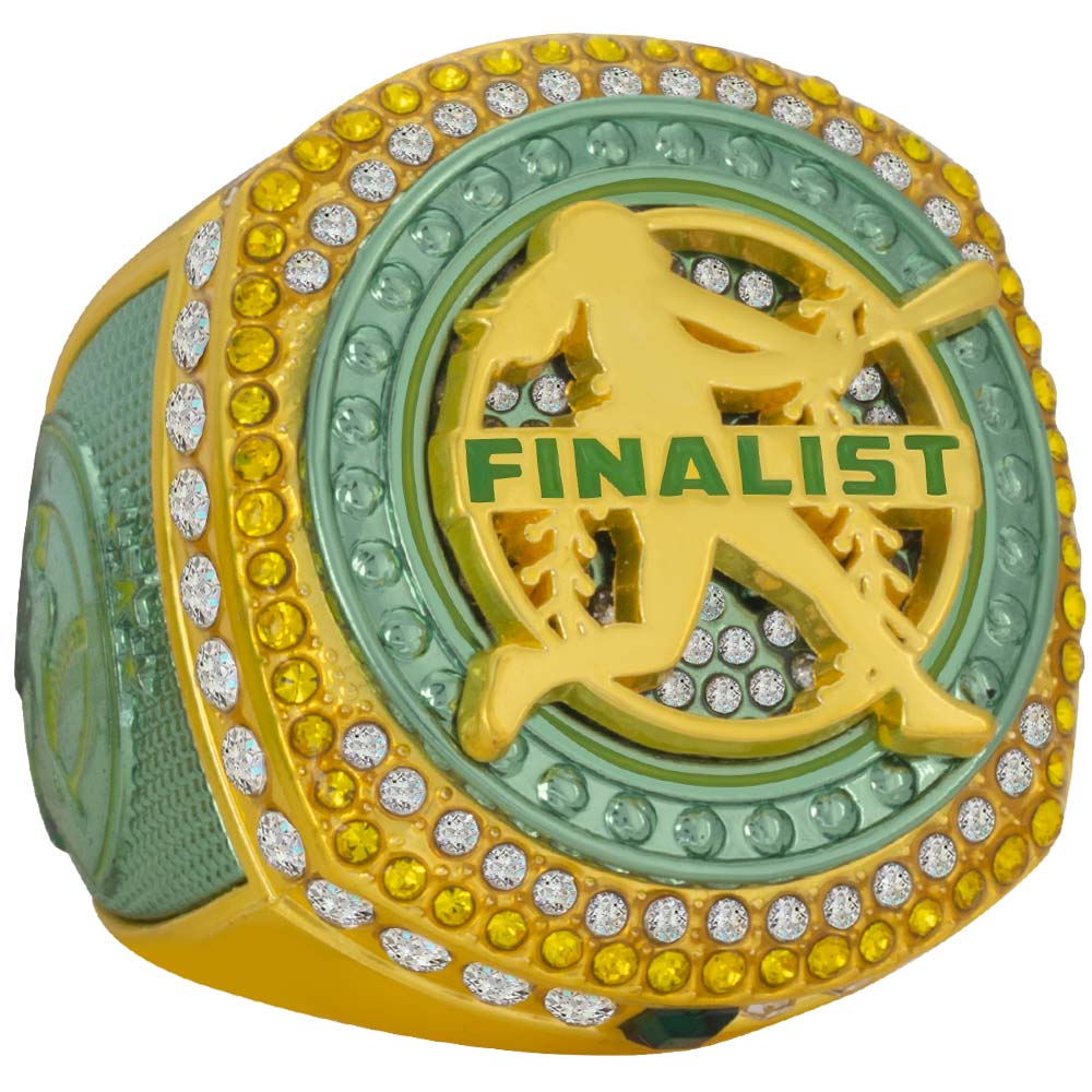 Fastpitch Green & Yellow Rings