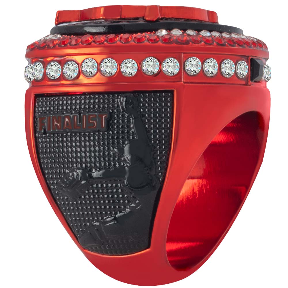 Fastpitch Black & Red Rings