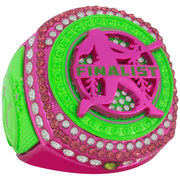 Fastpitch Neon Green & Hot Pink Rings