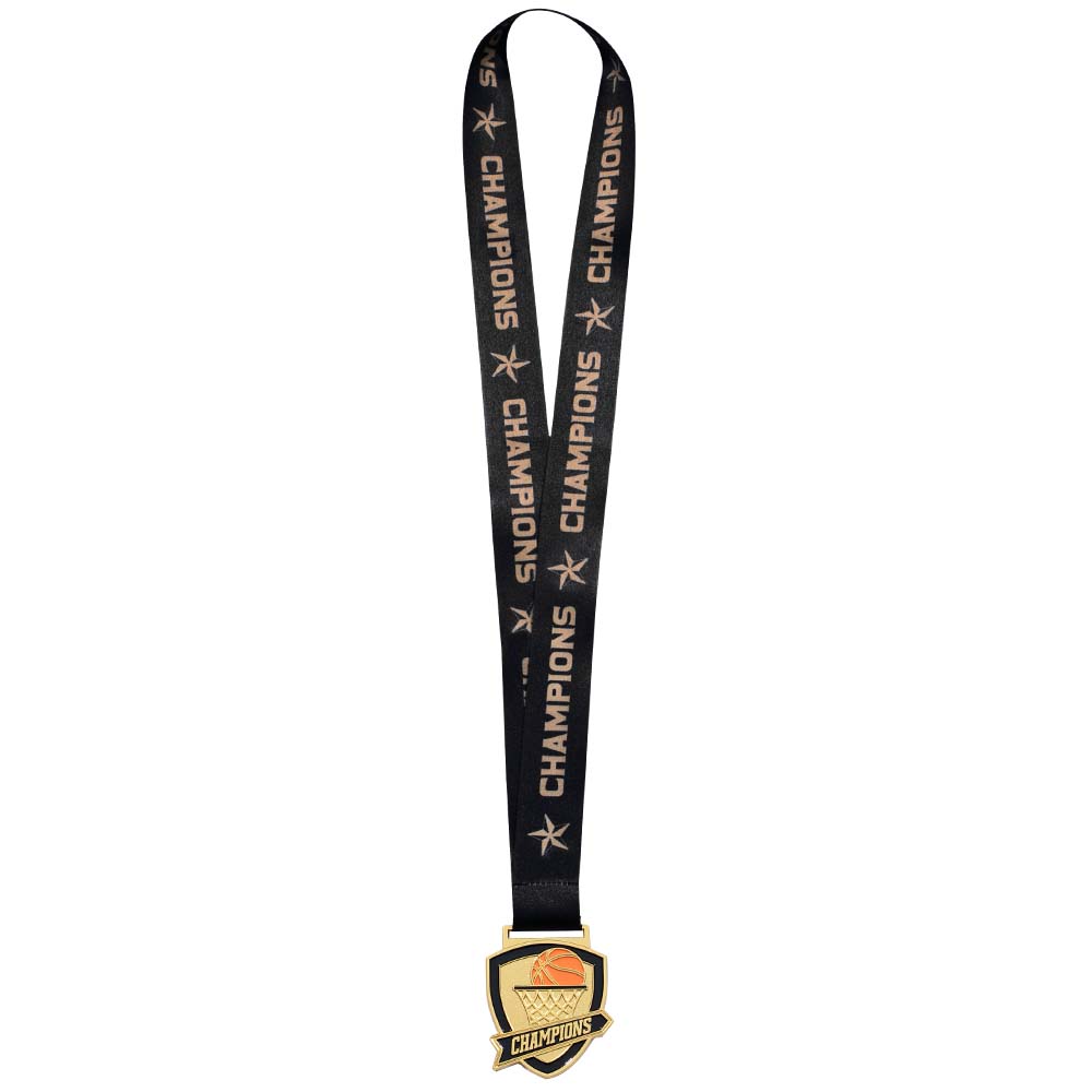 Gen Basketball Shield/Hoop Medal