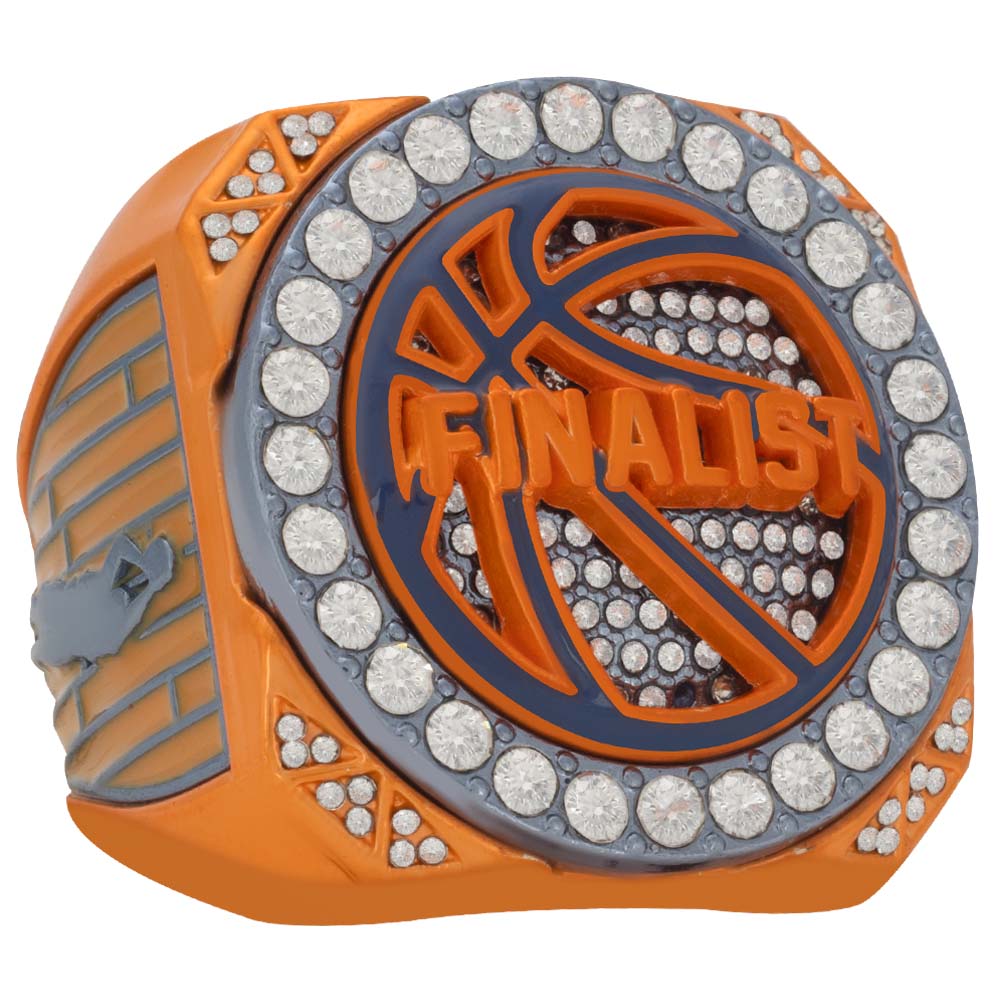 Blue & Orange Basketball Rings
