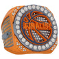 Blue & Orange Basketball Rings