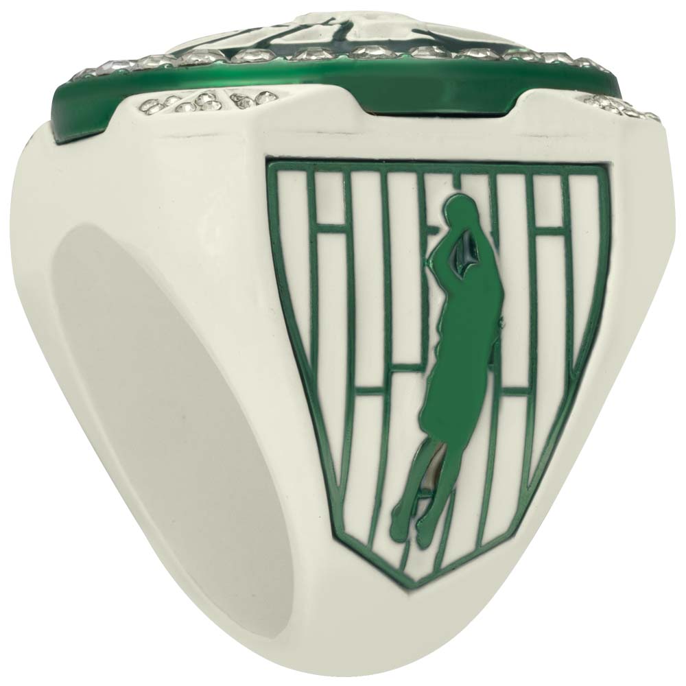 Green & Cream Basketball Rings