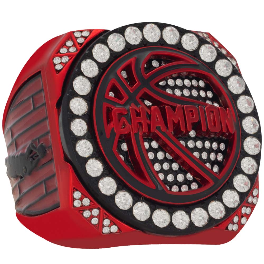 Red & Black Basketball Rings
