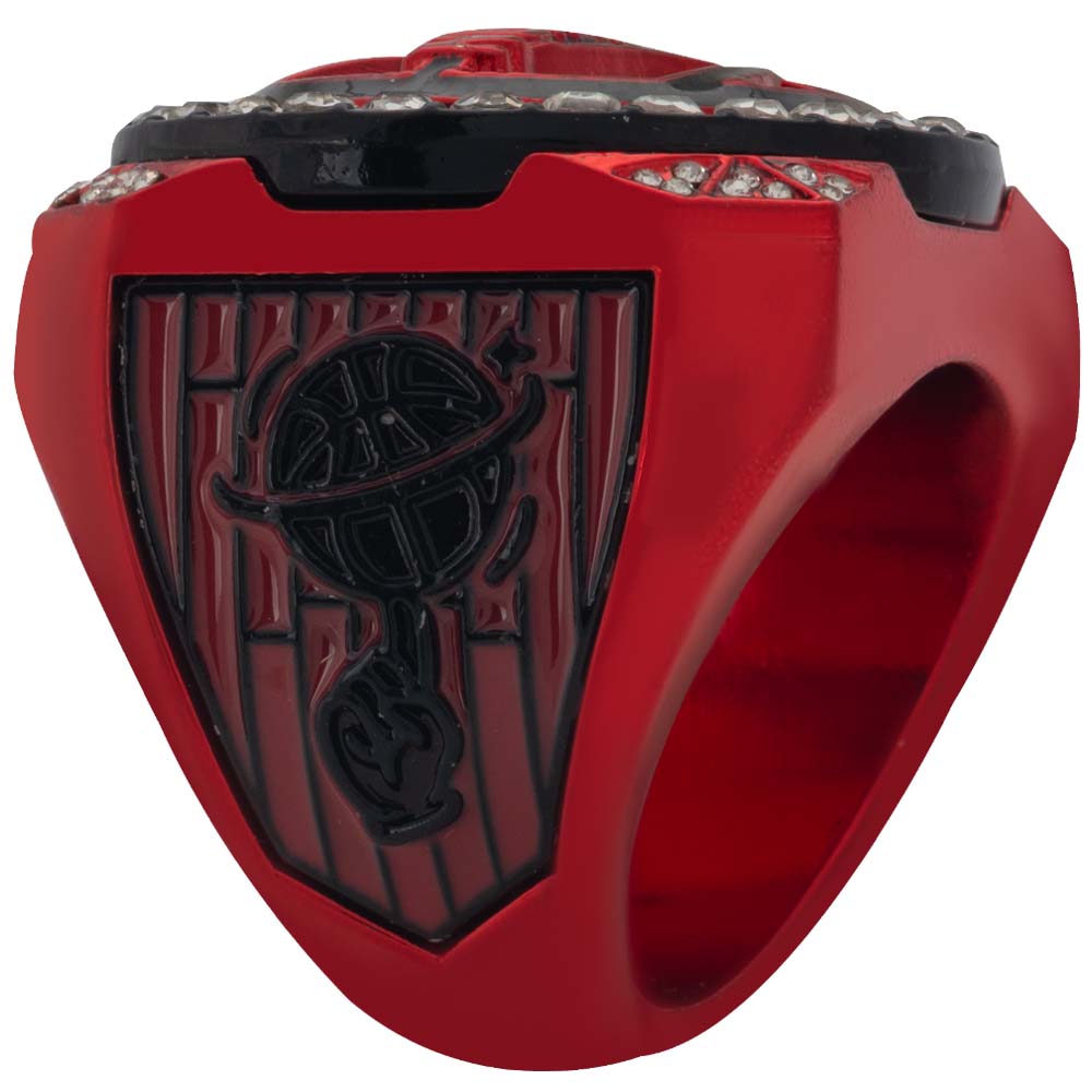Red & Black Basketball Rings