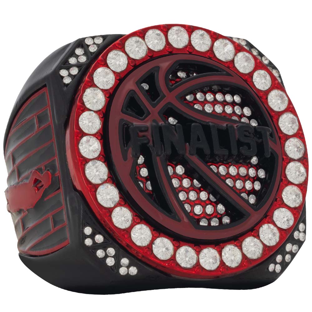 Red & Black Basketball Rings