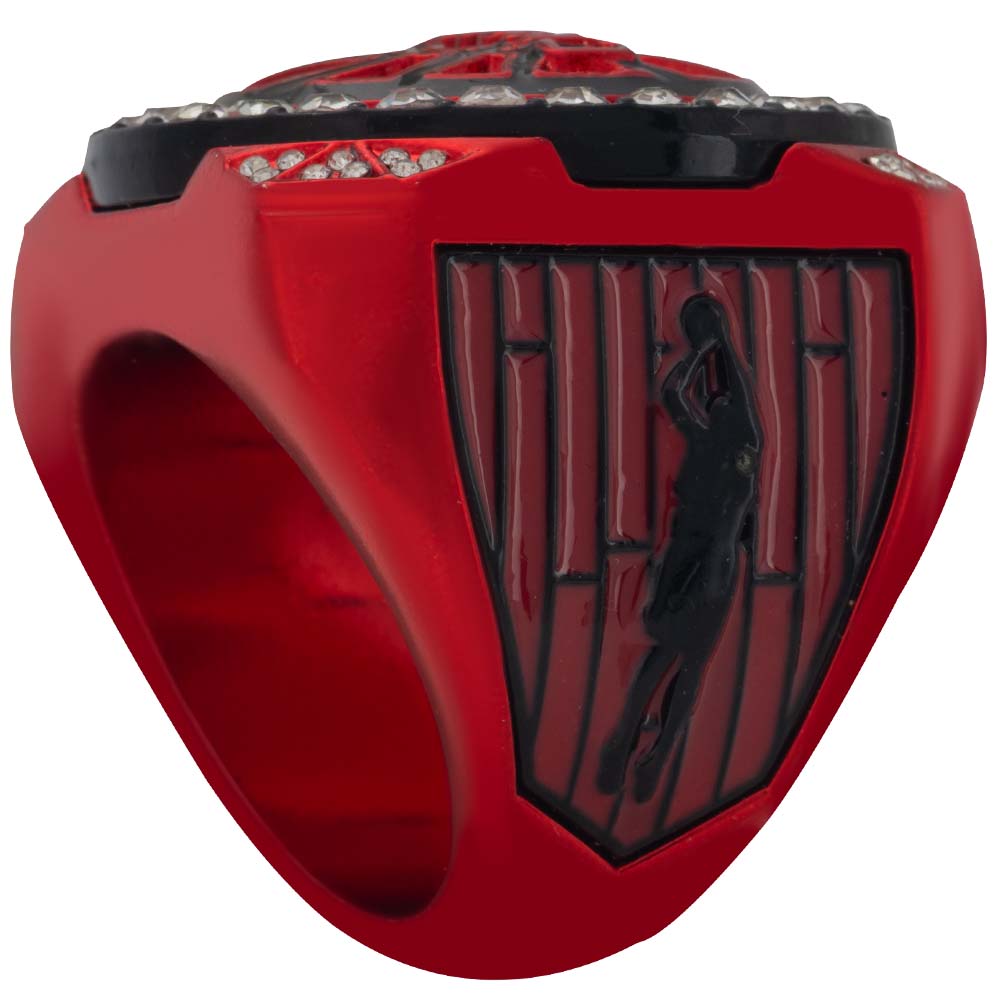 Red & Black Basketball Rings